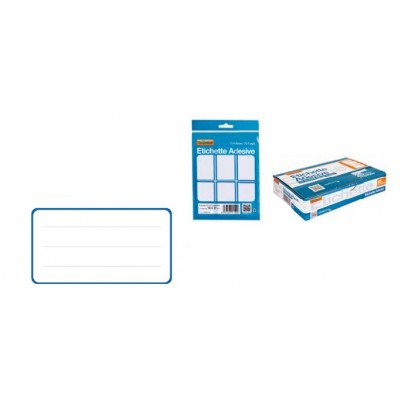 BUSTA ETICHETTE 70X37 CON RIGO DA 10 FOGLI